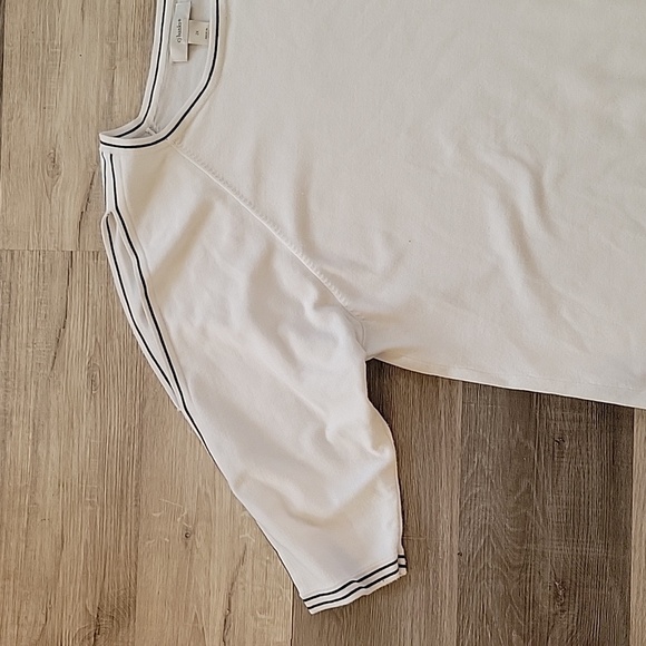 CJ Banks White Cold Shoulder Sweater Size 2X - Picture 2 of 9